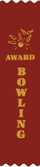 RED BOWLING RIBBON